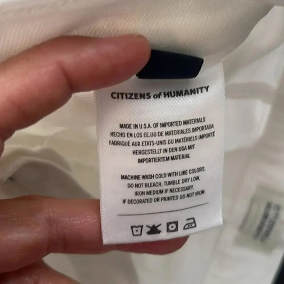 Citizens of Humanity Chrissy Jeans White Size 29 - Picture 7 of 10